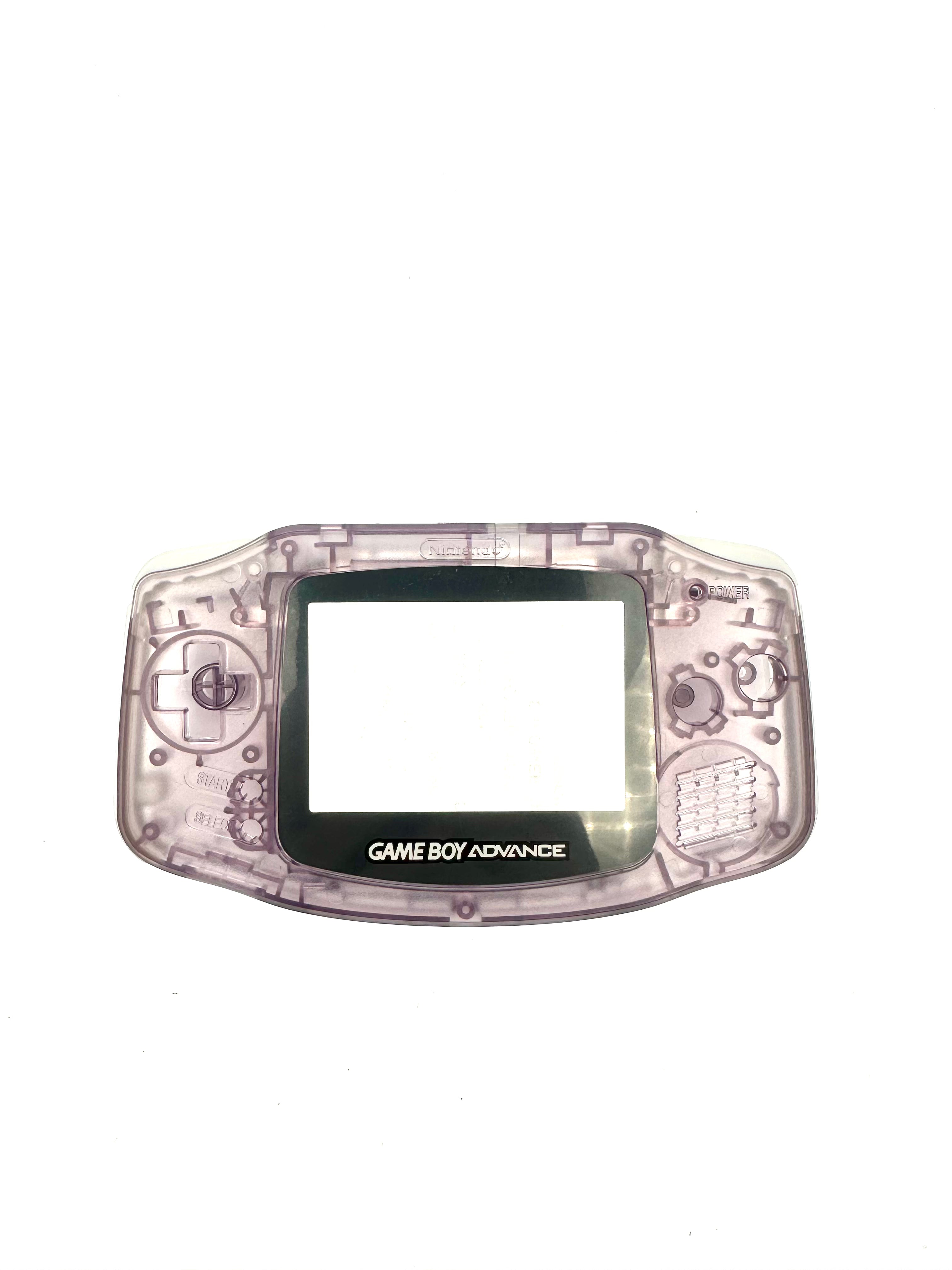 Nintendo Gameboy Advance Shell Clear Light Purple