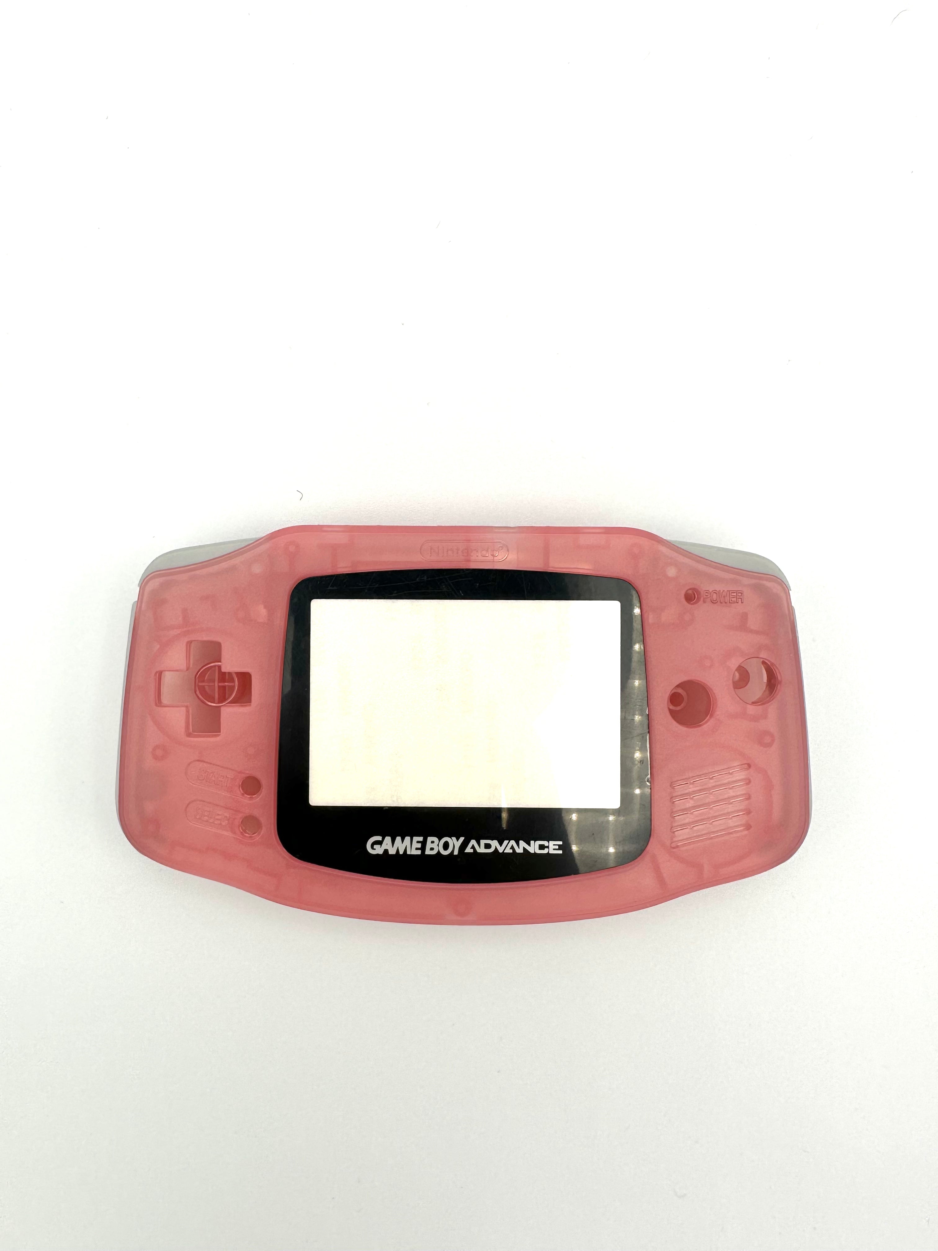 Nintendo Gameboy Advance Shell Housing Clear Pink
