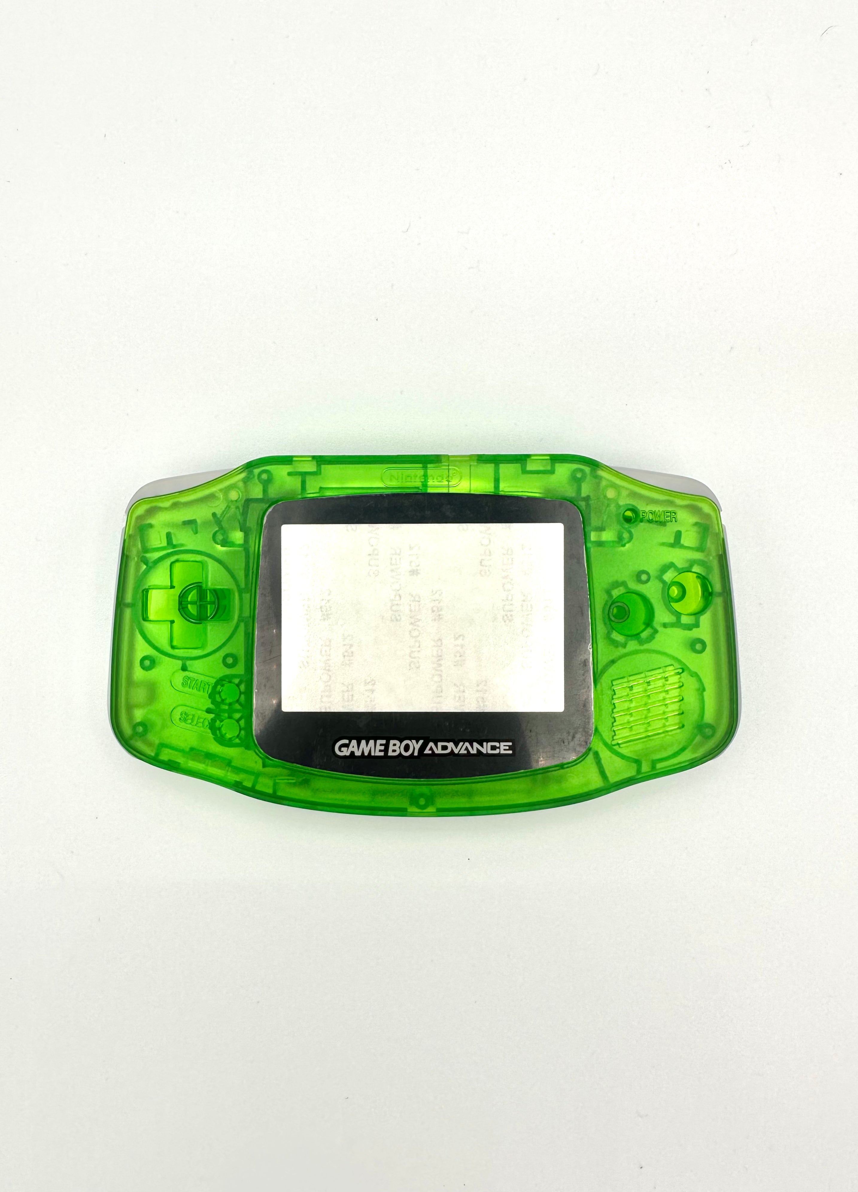 Nintendo Gameboy Advance Housing Shell Clear Green