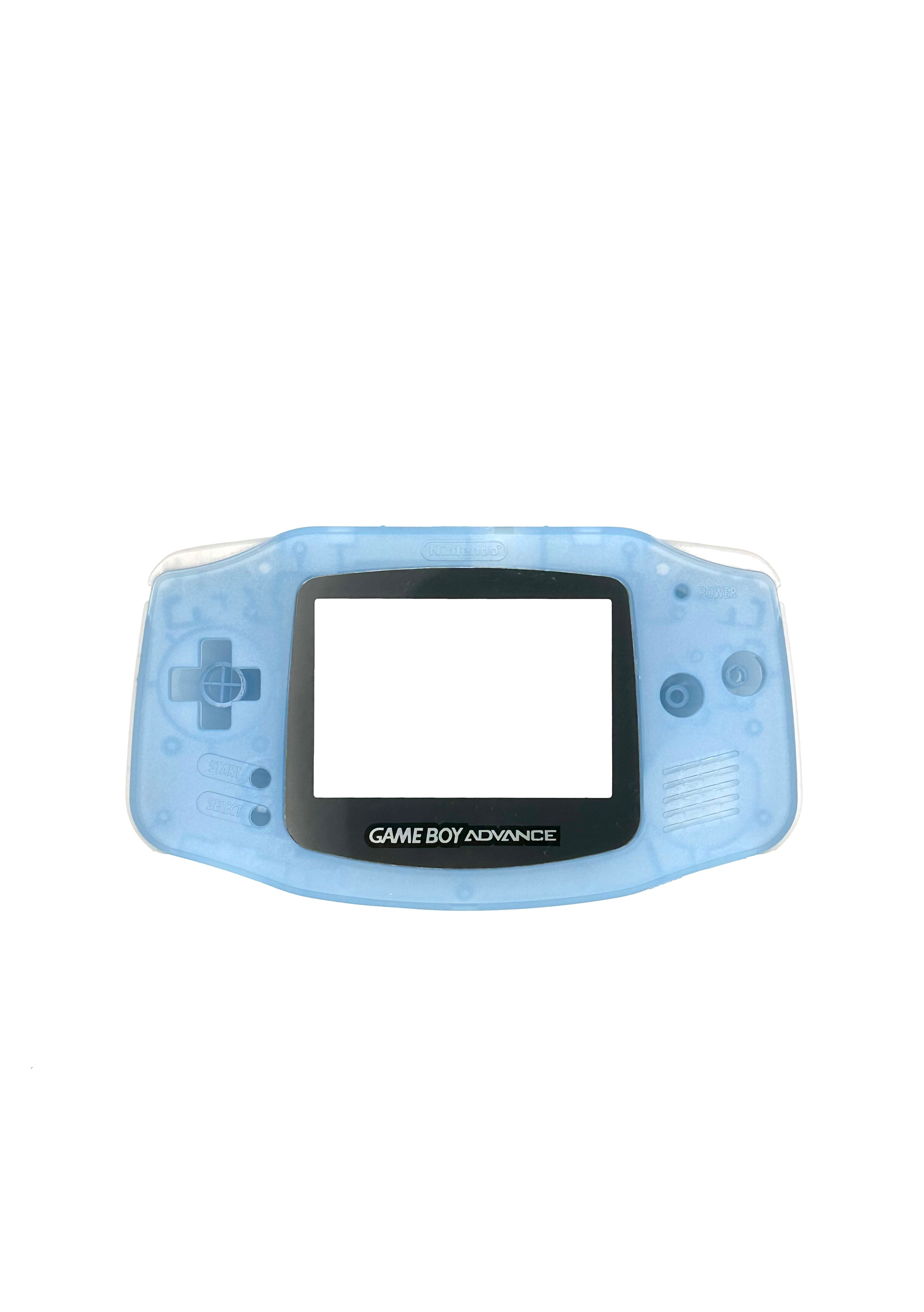 Nintendo Gameboy Advance Shell Housing Clear Light Blue