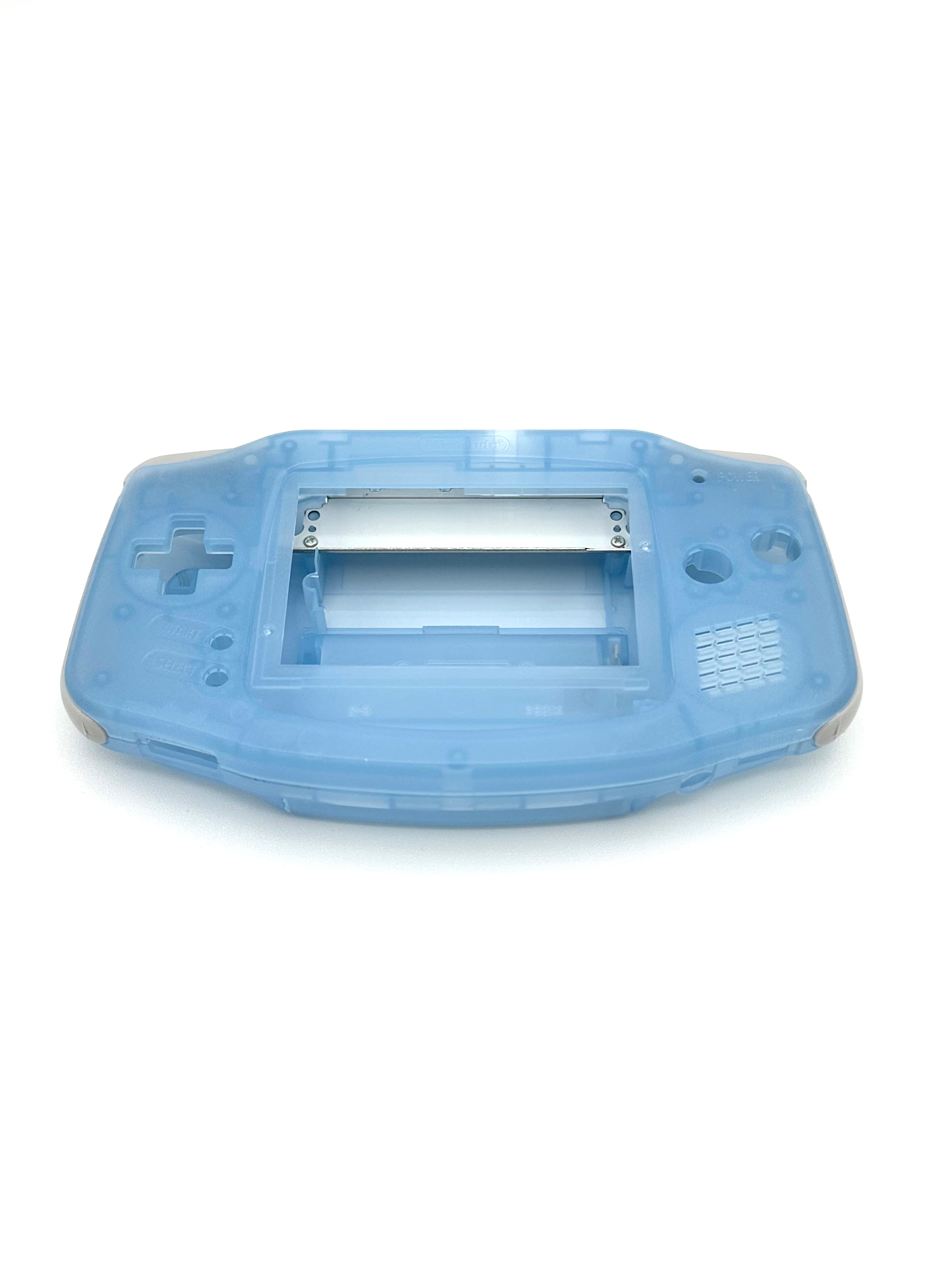 Nintendo Gameboy Advance Shell Housing Clear Light Blue