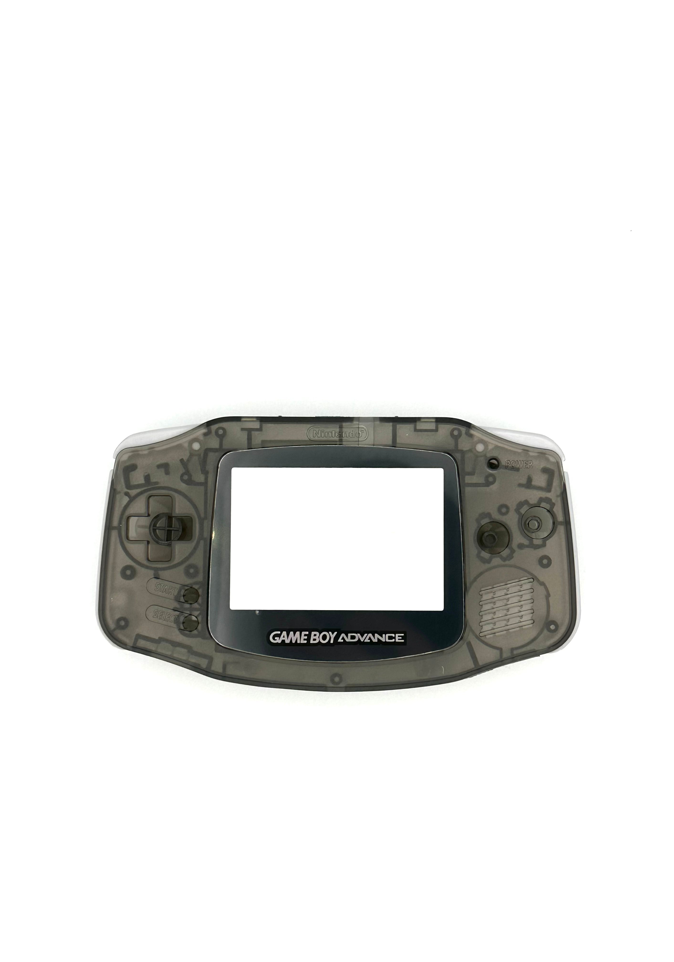 Nintendo Gameboy Advance Shell Clear Black
