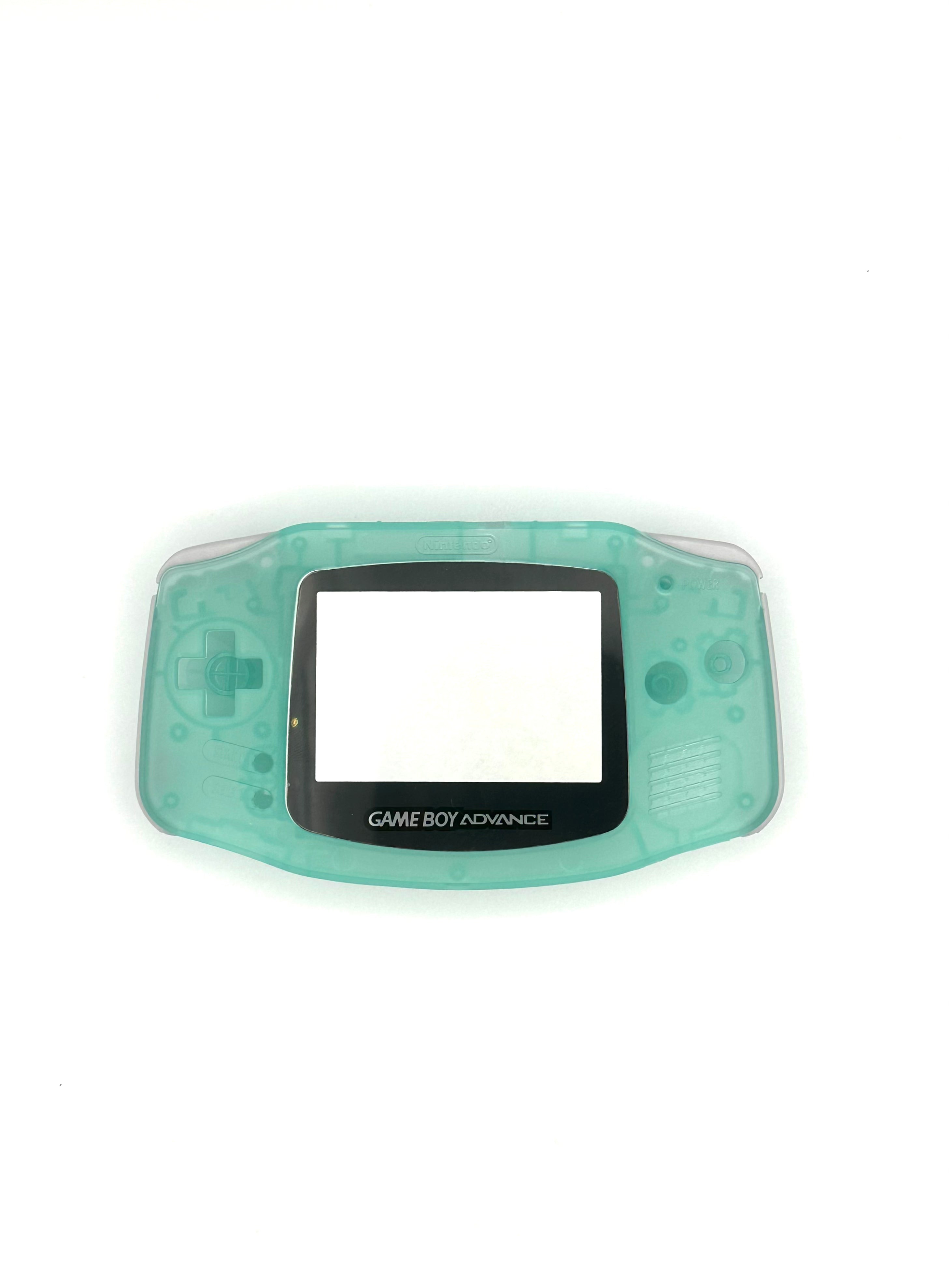 Nintendo Gameboy Advance Housing Shell Clear Turquoise