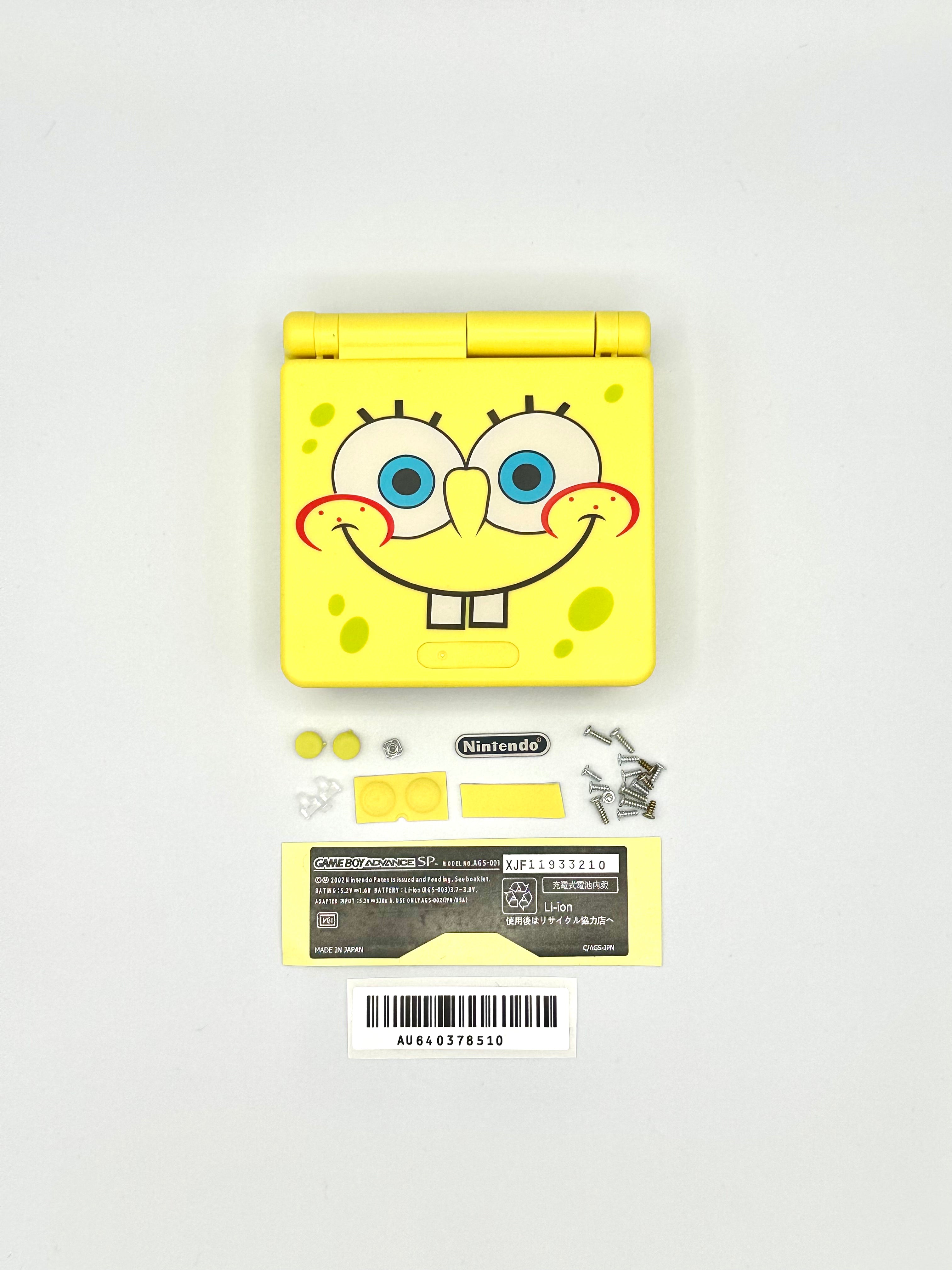 Nintendo Gameboy Advance SP Housing Shell Spongebob Yellow