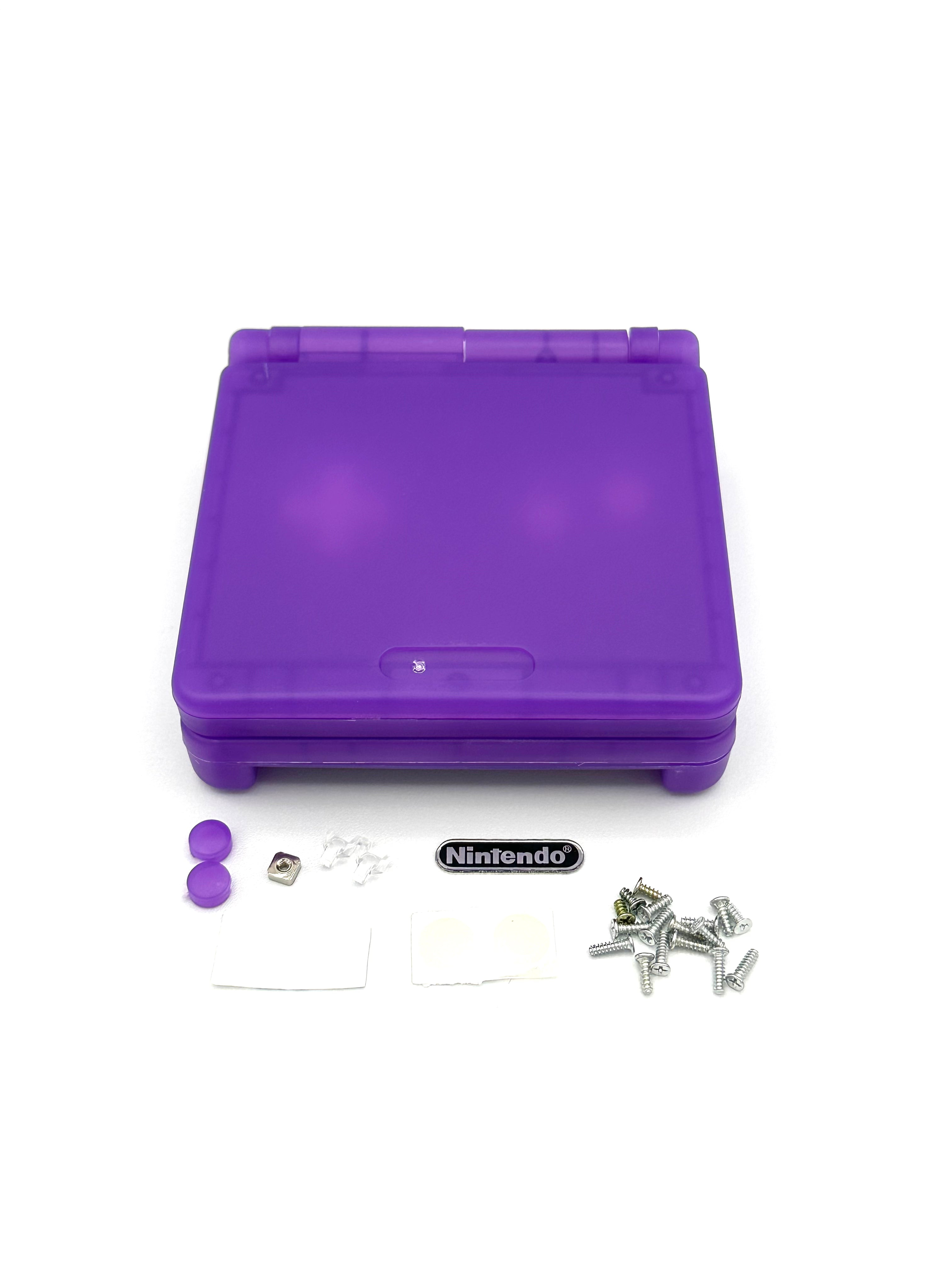 Nintendo Gameboy Advance SP Shell Clear Purple