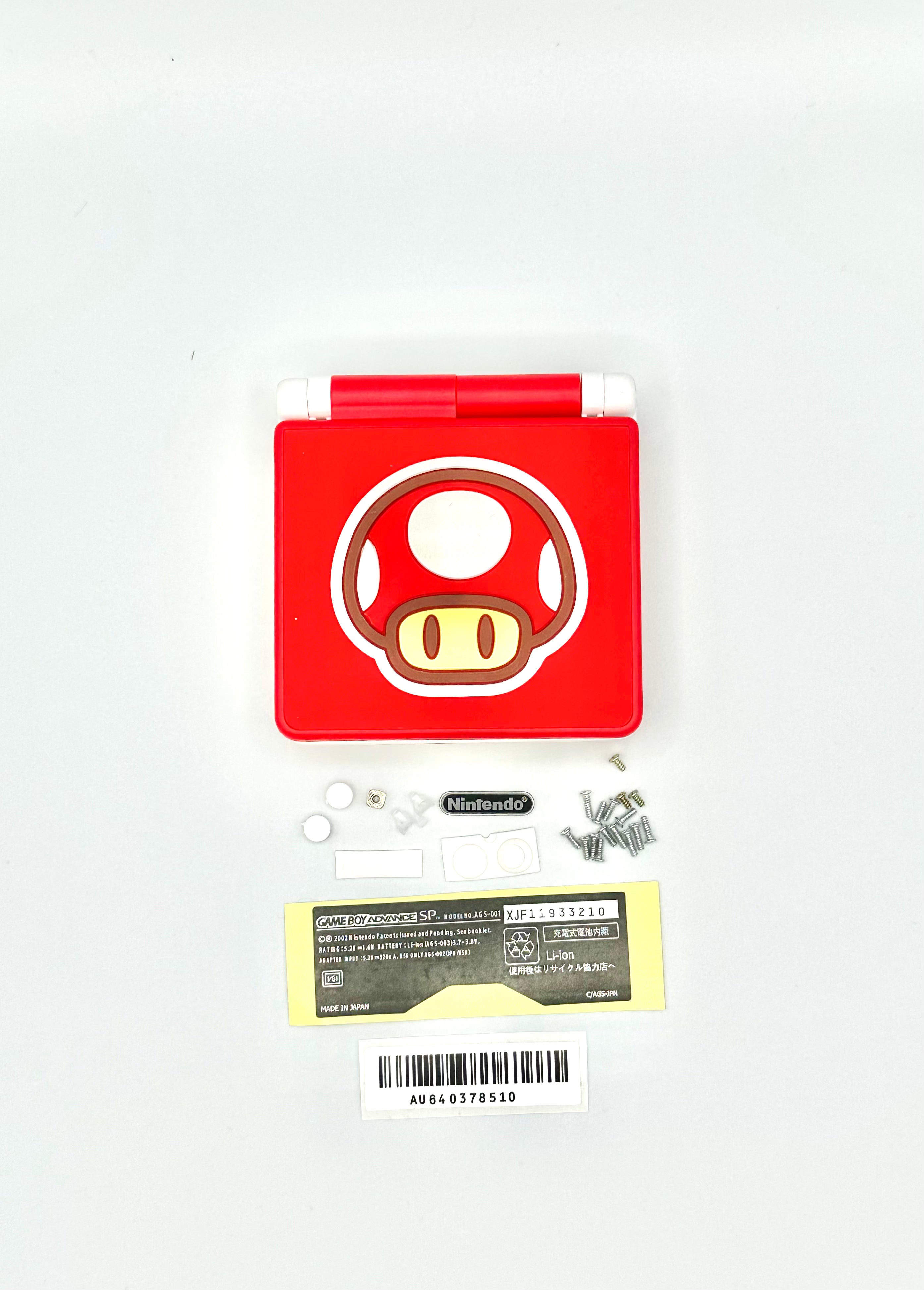 Nintendo Gameboy Advance SP Housing Shell Toad