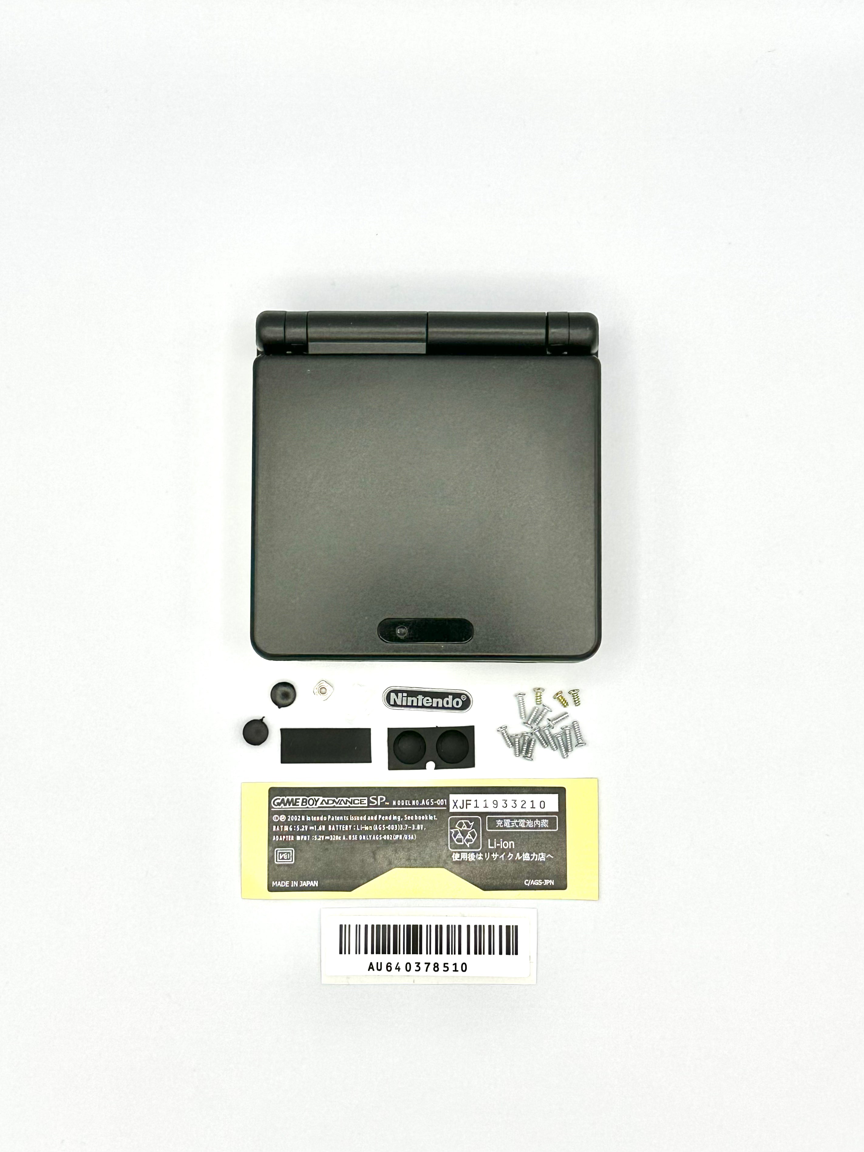 Nintendo Gameboy Advance SP Shell Black