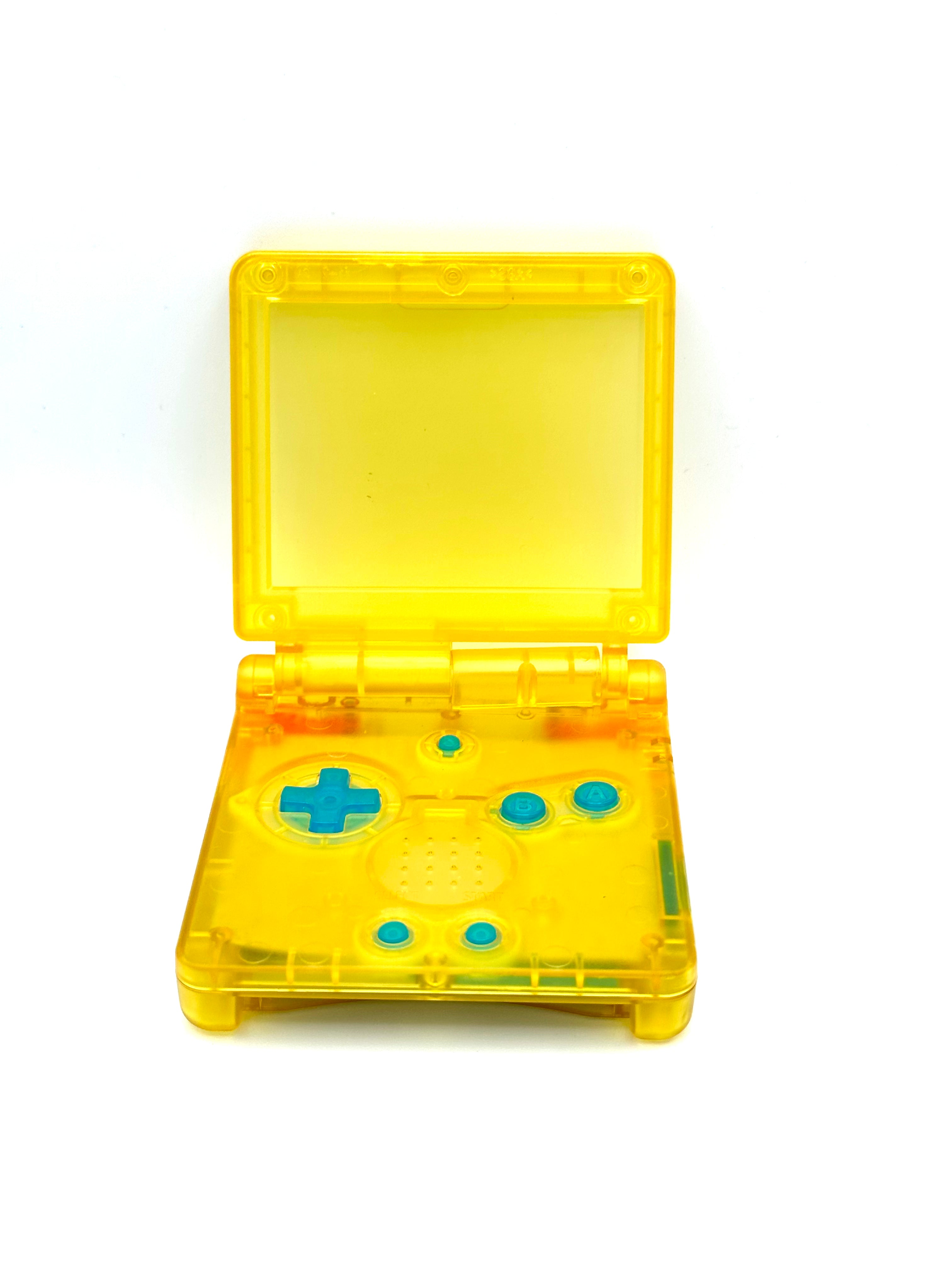 Nintendo Gameboy Advance SP Shell Clear Yellow