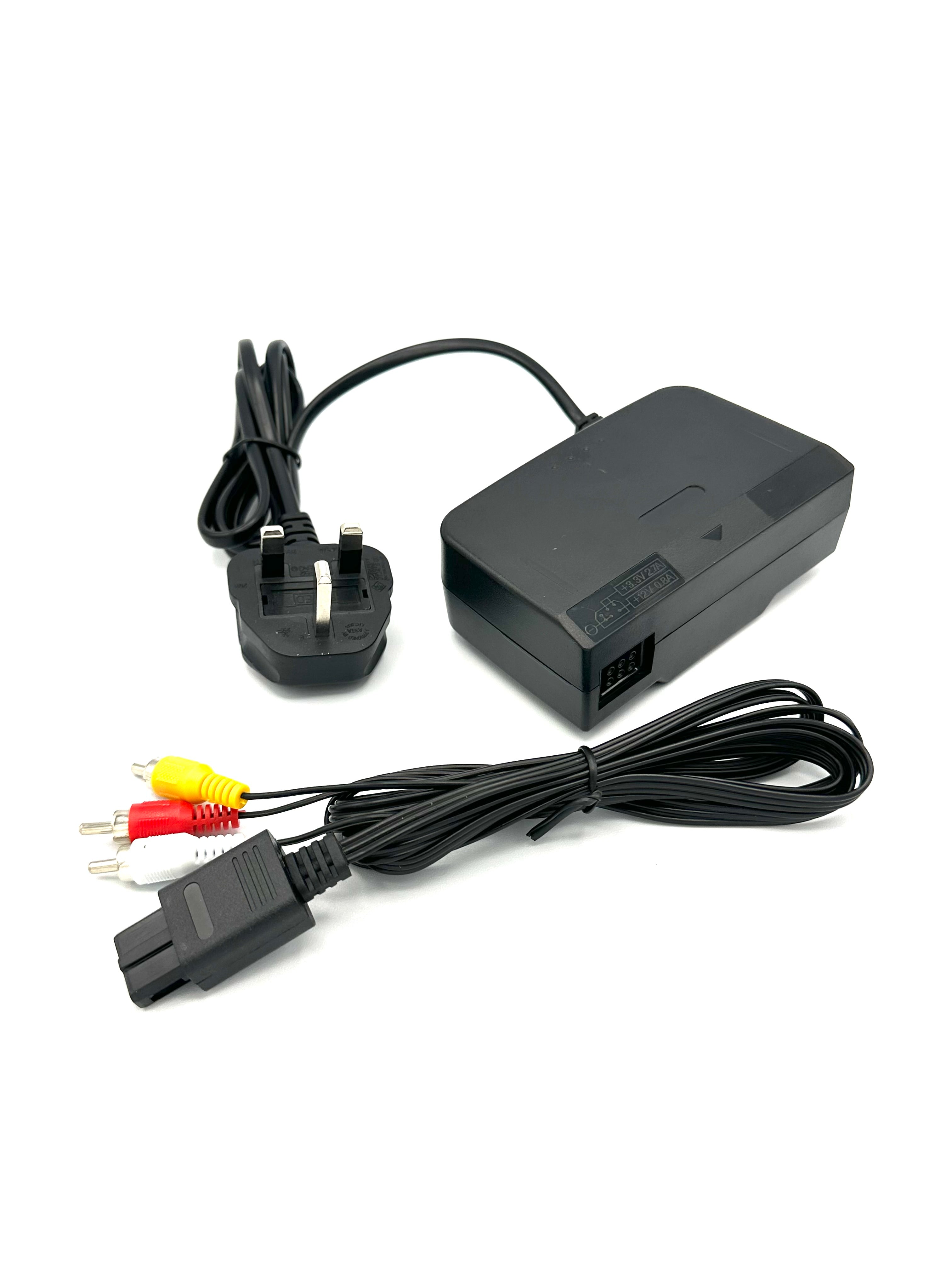 Nintendo 64 Power Supply Adapter & AV Cable